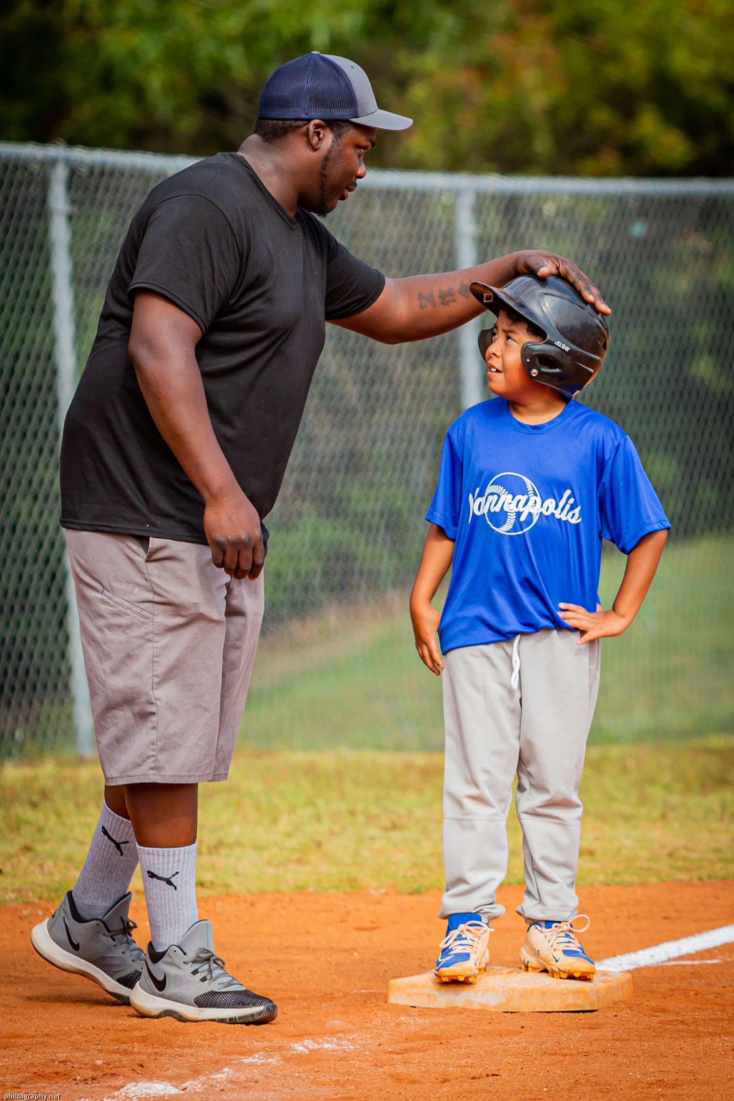 base coach with runner